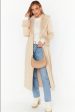 Show Me Your Mumu Penny Lane Coat -Beige Hot on Sale