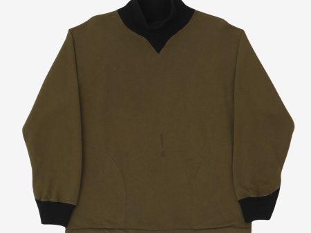 Mock Neck Sweatshirt (Stain) Sale