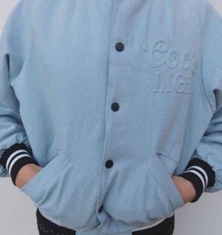 Coors Light Ghost Stadium Jacket - Chambray Blue Sale