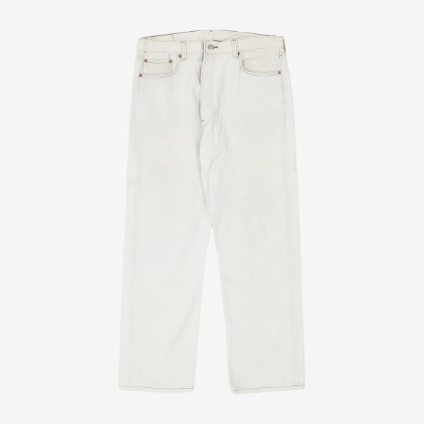 501 White Denim Jeans(Fits W34 USA Made) For Sale