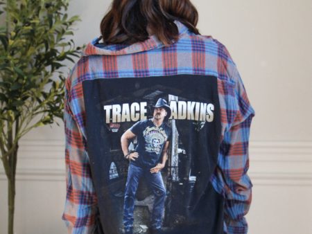 Trace Adkins Band Tee Flannel Hot on Sale