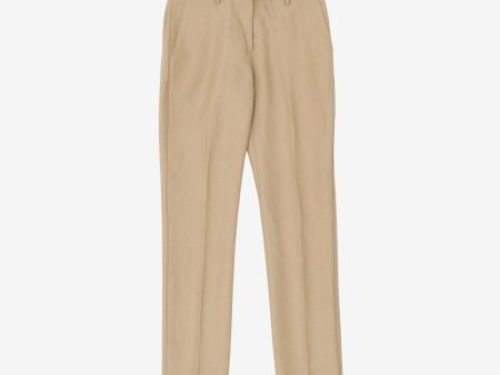 Women s High-Waist Cotton Pleated Trousers (30W x 31.5L) Online now