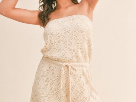 Candice Crochet Romper on Sale