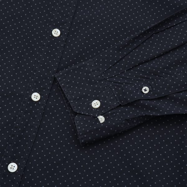 Slim Fit Polka Dot Shirt Online Hot Sale