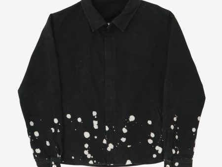 Bleach Splattered Cotton Canvas Jacket Online Hot Sale