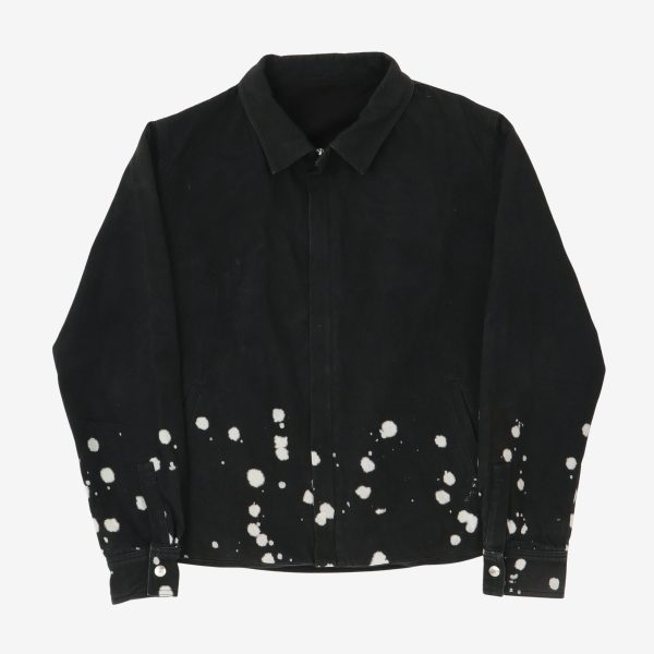 Bleach Splattered Cotton Canvas Jacket Online Hot Sale