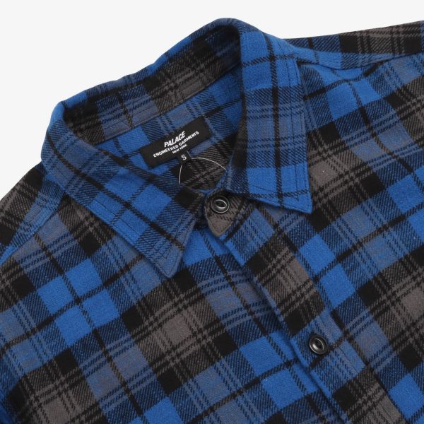 Palace Panel Check Work Shirt Hot on Sale