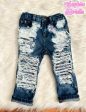 2T Wrangler distressed jeans For Sale