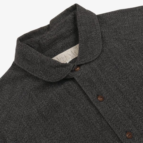 Round Collar Work Shirt Discount