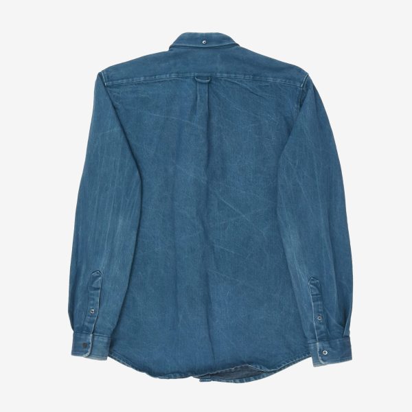 Heavy Indigo Denim Shirt Discount