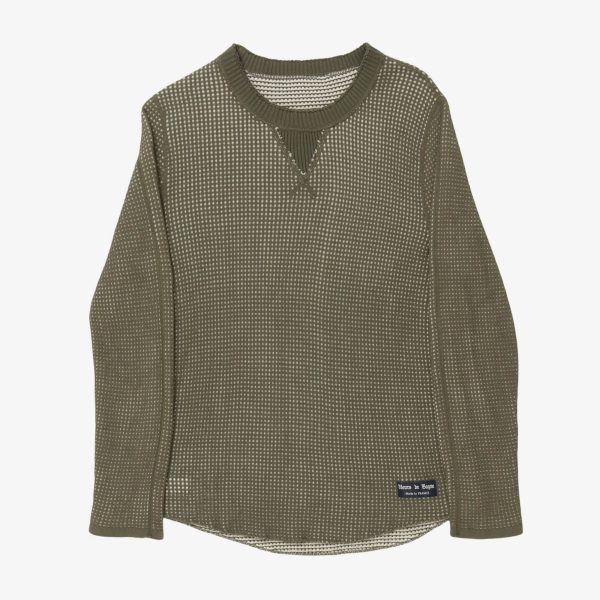 LS Waffle Henley Cheap