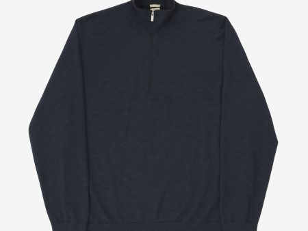 Cashmere Quarter Zip Sweater For Cheap