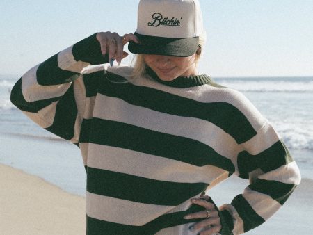 Evergreen Stripe Sweater Online Sale