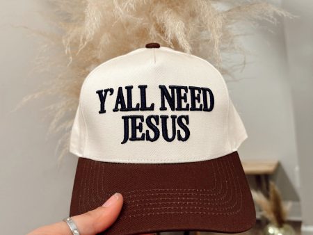 Ya ll Need Jesus Trucker Hat Cheap