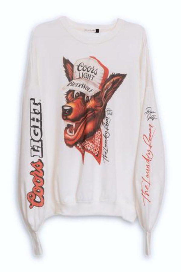 Beer Wolf Jump Jumper - White Online Sale