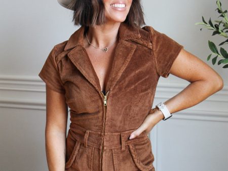 Show Me Your Mumu Outlaw Romper - Corduroy Online now