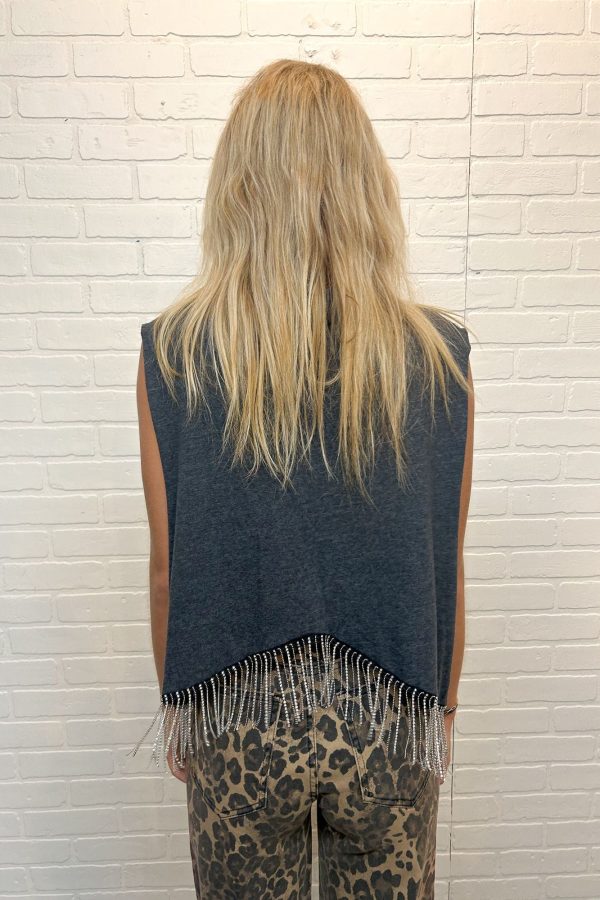 Miller High Life Rhinestone Fringe Tank For Sale