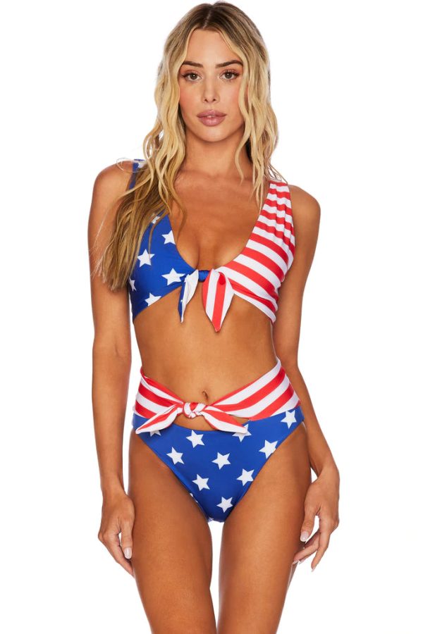 Beach Riot Emma Bottoms - Stars & Stripes Hot on Sale