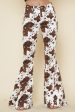 Pre-Order Amarillo Cow Print Bell Bottoms For Discount