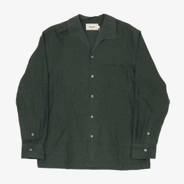 Open Collar Linen Shirt Supply