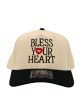 Bless Your Heart Hat- Black Natural For Discount