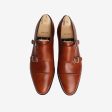 William II Leather Monk Strap + Trees For Cheap