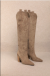 Ivy Western Stitch Boots- Taupe Discount