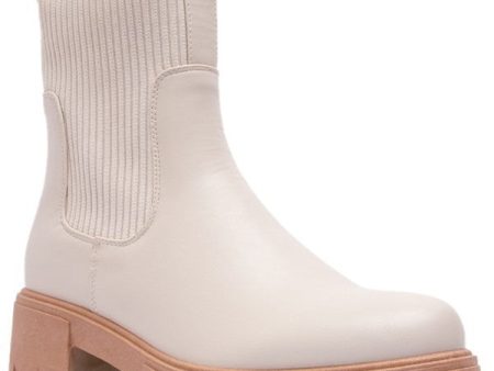 Renley Platform Bootie - Off White Fashion