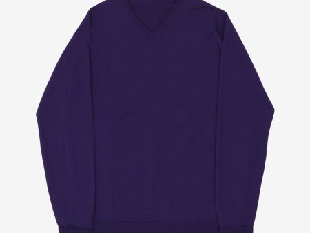 Merino Wool V-Neck Sweater Cheap