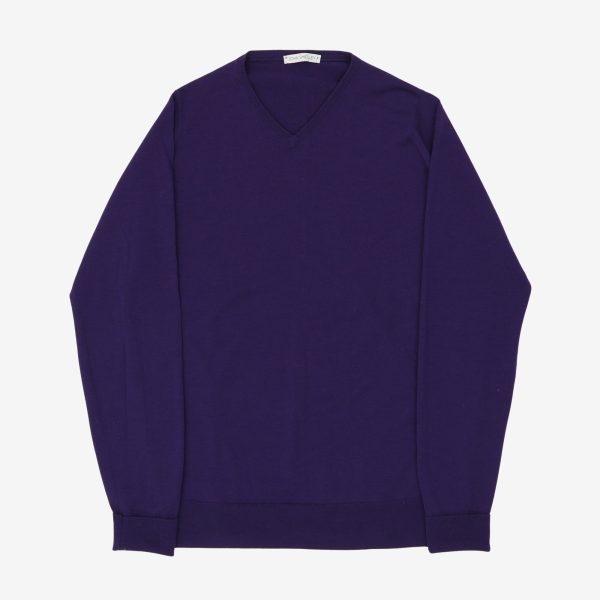 Merino Wool V-Neck Sweater Cheap