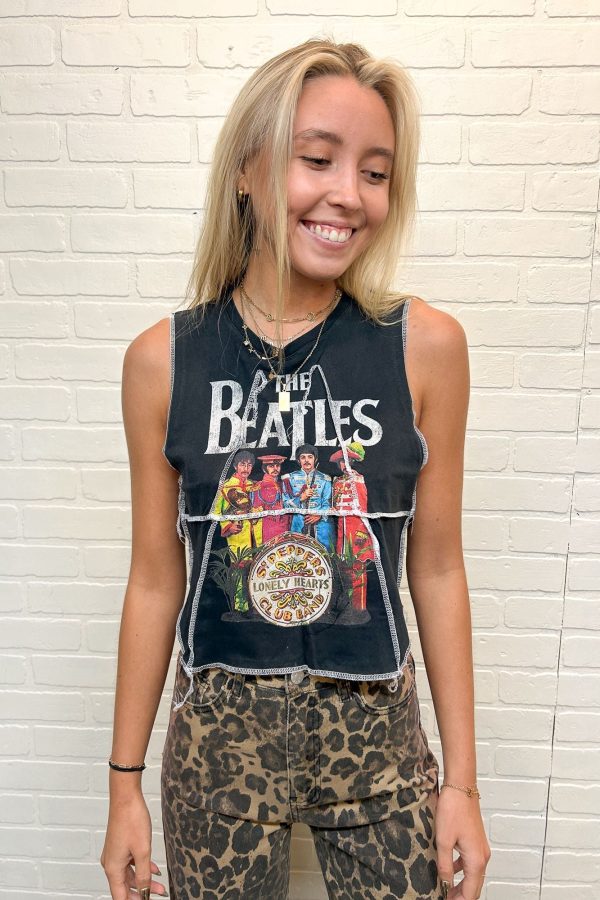 Beatles Double Stitch Crop Online Hot Sale