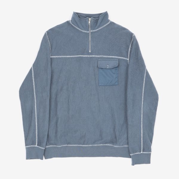 Half Zip Crew Sweat Discount