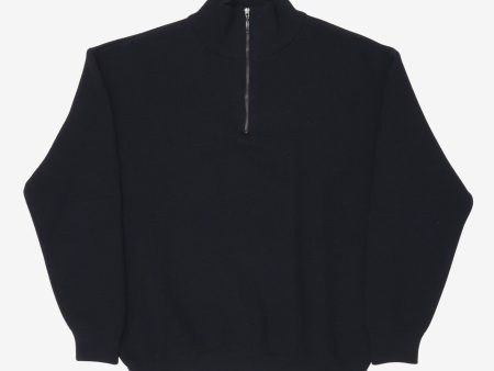 Quarter Zip Knitted Jumper For Discount