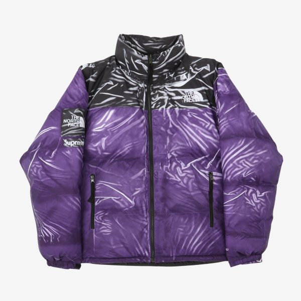 Supreme Printed Nuptse Trompe L oeil Jacket on Sale