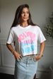 Billy Ray Cyrus Cropped Rhinestone Fringe Tee For Sale