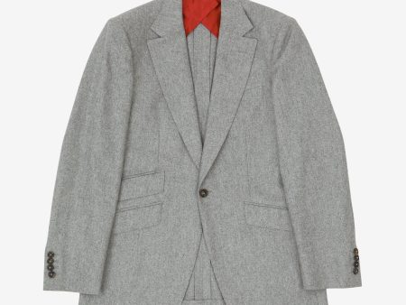 Wool Blazer + Waiscoat For Discount