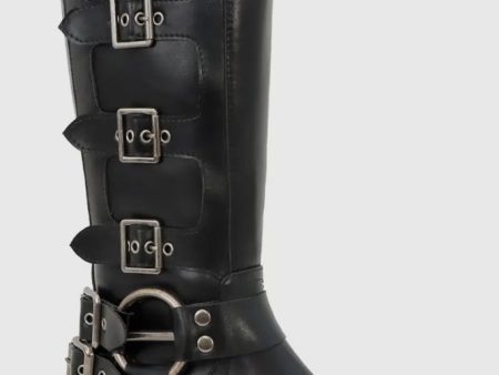 Rider Buckle Boots Online Sale