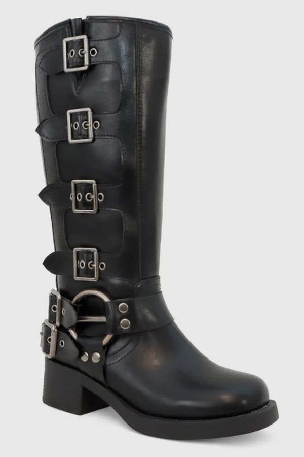 Rider Buckle Boots Online Sale