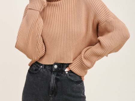 Aspen Turtleneck Sweater - Camel Sale