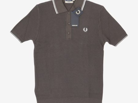 Reissue Textured Knit Polo Shirt Discount