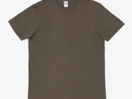 Cotton T-Shirt - Brown Online Sale