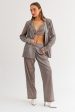 Party Girl Trousers - Tan Silver Sparkle Online