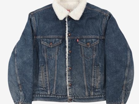 Vintage Sherpa Type III denim Jacket (USA) For Sale