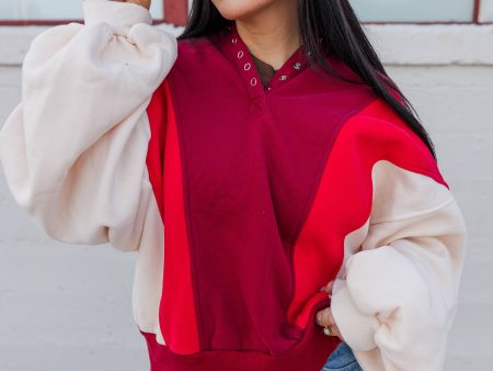 Emma Colorblock Sweatshirt For Cheap