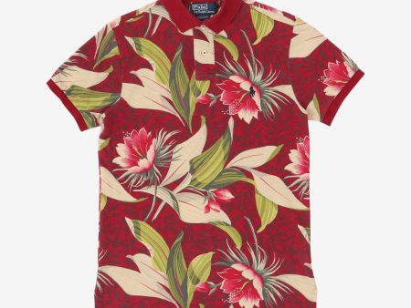 Hawaiian Print Polo Shirt Fashion