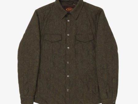 Tweed Padded Shirt Jacket Supply