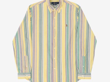 Logo Oxford Striped BD Shirt For Discount