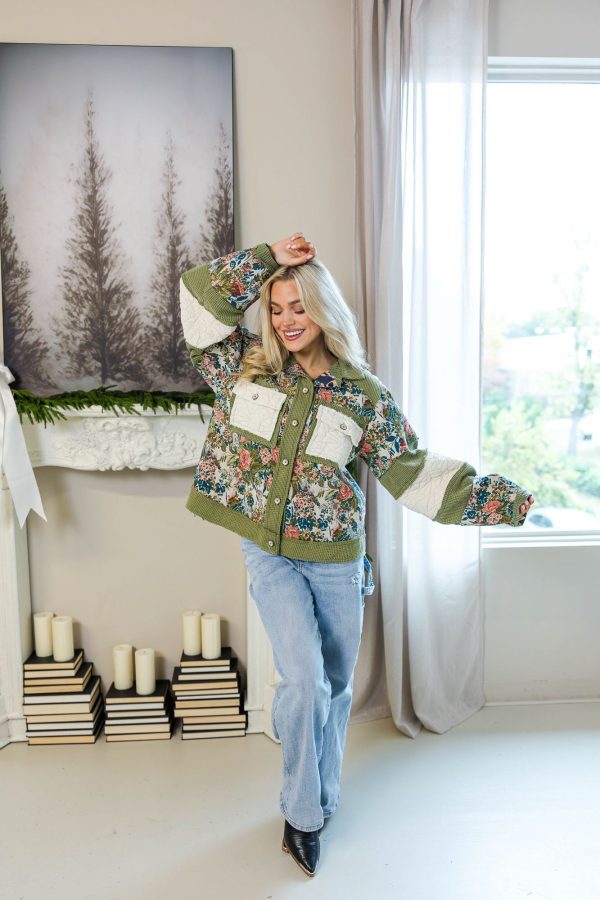 Artisan Quilt Patchwork Jacket Discount