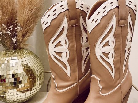 Billini Claire Dark Clay Ivory Boots For Cheap