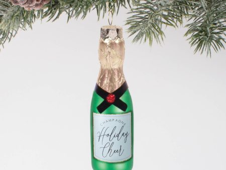 8 Oak Lane - Holiday Cheer Champagne Boxed Glass Ornament For Cheap